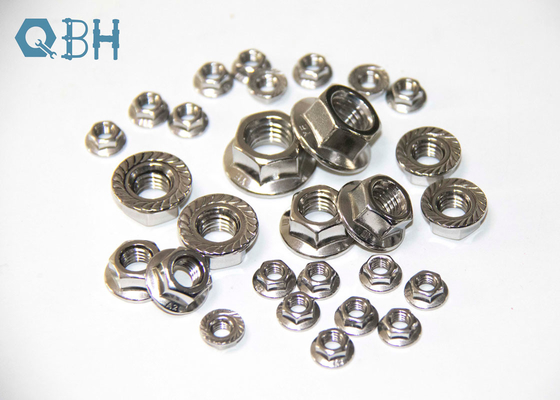 JIS B1190 ISO4161 Carbon Steel ZP Hexagon Nuts With Flange