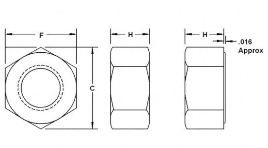 ASTM A194-2HM A194-2H A194-4 A194-7 A194-7M Heavy Hex Nuts con il nero/Zinc/H.D.G 1/2~4 dell'acciaio legato PTFE e del carbonio 0